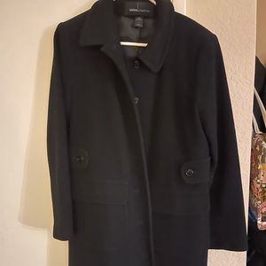 Black Long Peacoat